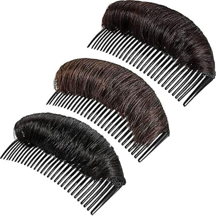 Charming Bump It Up Volume Inserts Sponge Hair Pad (Brown) - 3 Pieces - Image 2